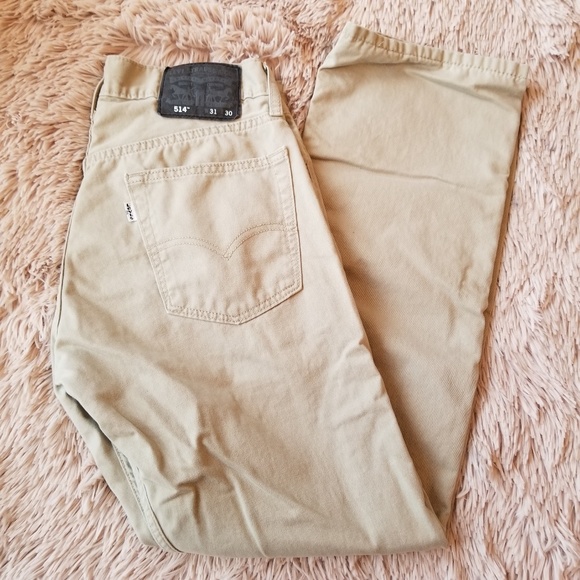 Levi S Pants Levis 54 Slim Straight Khaki Pants Black Label - Levis 514 black label